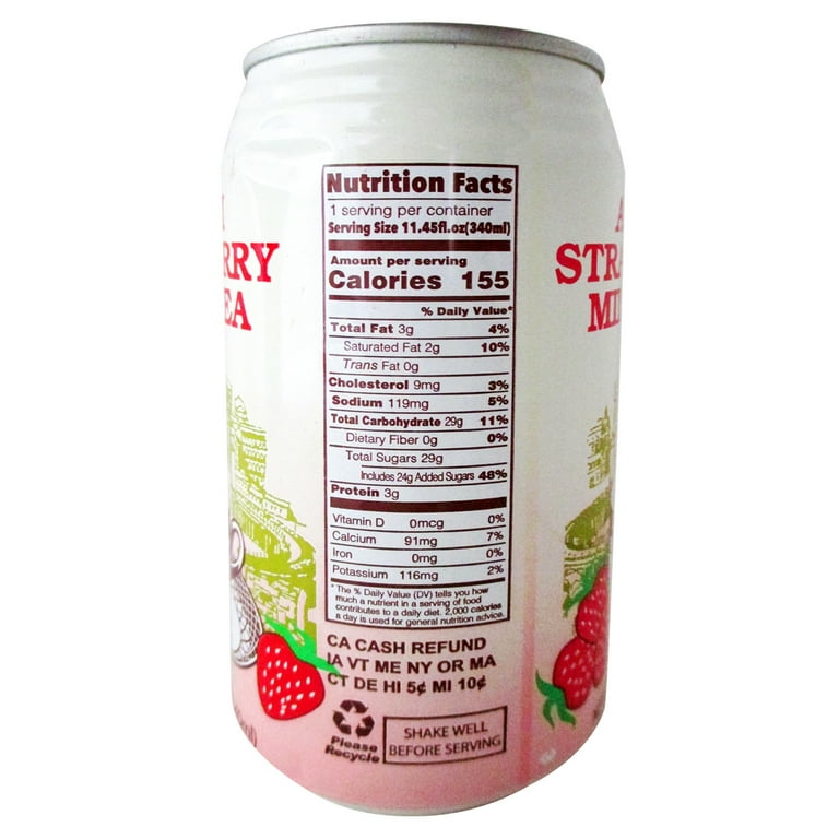Tea5assam Strawberry Milk Tea - Walmart.com
