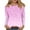 Hot Pink, variant on Graphic T Shirts Polyester Long Sleeve Crew Neck Basic Tees Womens Spring Fall Casual Pullover Tops S-3X Tshirts (2XL, Purple)