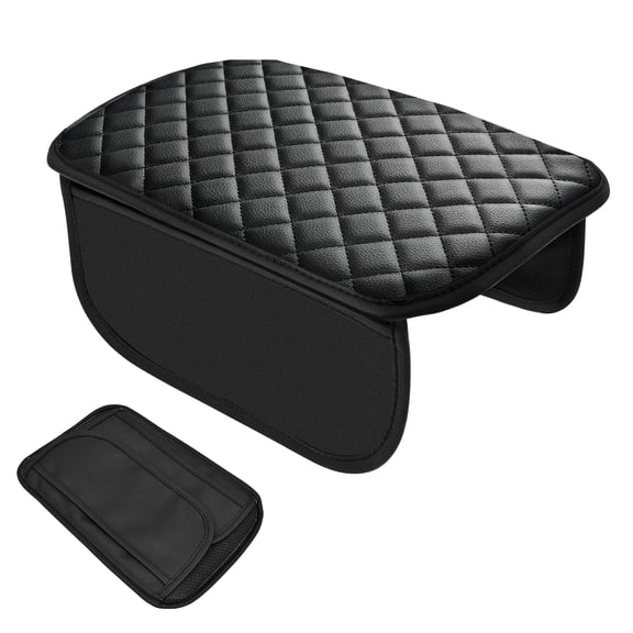 Hex Autoparts Car Armrest Cushion Cover Center Console Box Pad Mat with Pocket For Honda Acura Center Console Cover Armrest Cover Cushion