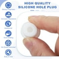 thumbnail image 3 of Uxcell 15 Pcs Tapón de Silicona en Forma de T, Diámetro 15.5 mm/0.61 Pulgadas, Tapón de Silicona Impermeable Reutilizable, Tapón Redondo de Sellado para Equipos de Tuberías, Blanco, 3 of 7