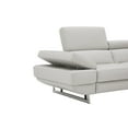 thumbnail image 3 of J & M Furniture 19922-RHFC 117 x 93 x 41 x 29.5-38.5 in. Annalaise Right Hand Facing Chaise Silver & Grey, 3 of 10