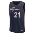 thumbnail image 2 of Men's Fanatics Joel Embiid Navy Philadelphia 76ers Fast Break Jersey - City Edition, 2 of 3