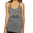 thumbnail image 1 of 1969 Plymouth Road Runner Hot Rod Racing | Womens Cars and Trucks Premium Tri-Blend Racerback Tank Top, Premium Heather, Medium, 1 of 4