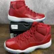 thumbnail image 2 of Ni - ke Jordan 11 Retro High Win Like '96 Size 5.5 GS / 7W 378038-623 Youth Red Shoes OG, 2 of 5