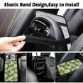 thumbnail image 6 of Yuyamidu Green Hibiscus Center Console Cover Pad for SUV ar Truck Flannel Auto Center Console Cushion Pad Fluffy Car Center Console Cover Pad Winter Auto Accessories, 6 of 7