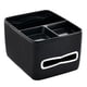 thumbnail image 1 of Caja de almacenamiento universal para reposabrazos de coche, organizador de pañuelos y portavasos para agua negro, 1 of 9