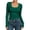 #0133-Green, variant on Womens Square Neck Long Sleeve Ribbed Knit Crop Top Fitted Basic Blouse Soft Stretch Casual Tops for Women