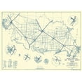 thumbnail image 2 of Highway Dept 18x14 Gold Ornate Wood Framed with Double Matting Museum Art Print Titled - San Patricio Texas Highway - Highway Dept 1936, 2 of 4