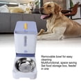 thumbnail image 4 of Contenedor De Almacenamiento De Golosinas Para Mascotas De 13 Libras, Tapa Hermética, Contenedor Plegable De Almacenamiento De Alimentos Para Perros Con Tazón De Silicona Y, 4 of 7