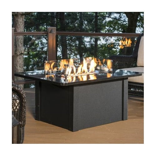 The Outdoor GreatRoom Company Grandstone Crystal Firepit Table by The Outdoor GreatRoom Company