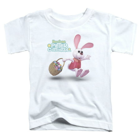 Here Comes Peter Cottontail Hop Around Little Boys Toddler Shirt