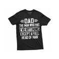 thumbnail image 1 of Camiseta de verano para hombre, divertida, para papá, calva, regalo para el día del padre, divertida, para papá, 1 of 5
