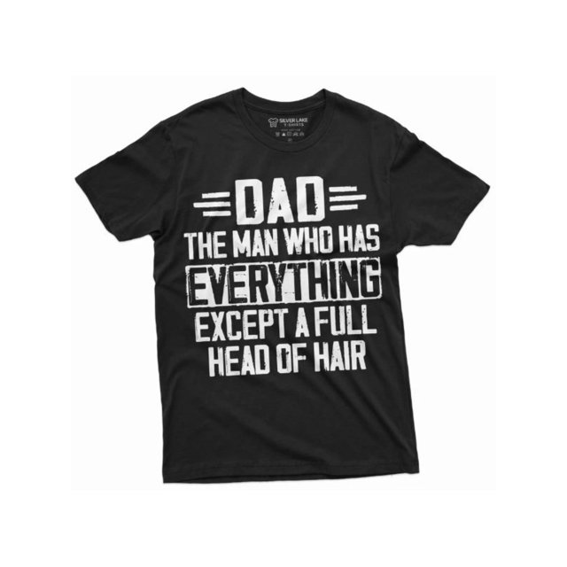 Camiseta de verano para hombre, divertida, para papá, calva, regalo para el día del padre, divertida, para papá