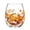 B, variant on Leeye Thanksgiving Stemless Wine Glass - Fall Squirrel & Pumpkin Design, 2D Printed, for Home & Holiday (Style B)
