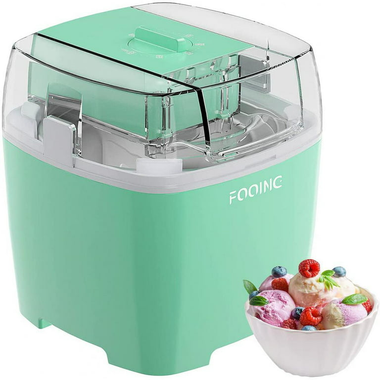 Easy Homemade Electric Ice Cream Maker for Kids, Automatic Ice Cream Maker  with Compressor No Pre-freezing Gelato Maker