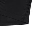 thumbnail image 2 of Namayuj Ribbed Knit Solid Polo Shirts for Men Short Sleeve Tops Slim Fit Casual Breathable Fabric Business Office Wear Black M, 2 of 8