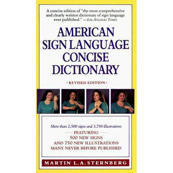 Pre-Owned American Sign Language Concise Dictionary: Revised Edition (Paperback) 0062740105 9780062740106