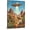 Frame-style, variant on Cowboy on Horse UFO Encounter Canvas Wall Art Retro Western Sci Fi Poster Print Desert Southwest Landscape Home Decor for Living Room Bedroom