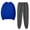 Blue, variant on Women's Two Piece Oversized Loose Outfits Pullover & Drawstring Pants Sweatsuits Lounge Sets Women Hoodless Sweatsuits Set Sweatpants Long Sleeve Sweatshirt Matching Joggers Tracksuit Sets