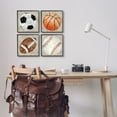 thumbnail image 3 of Stupell Industries Various Rustic Sports Balls Art for Kids Painting Black Framed Art Print Wall Art, 12 x 12, Set of 4, 3 of 10