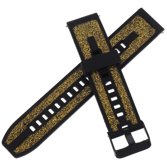 OUNONA 20 Mm Slim Colorful Watch Straps Professional Watch Band Miss 11.8X9CM Golden