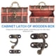 thumbnail image 4 of WORGEOUS 40pcs Right Latch Hook Swing Arm HaSp HASP Jewelry Box Box HaSp Patch, 4 of 7