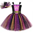 thumbnail image 2 of Disfraz de capitán pirata para niñas, fiesta de Halloween, carnaval, vestidos de tul, disfraz de pirata con tutú elegante para niñas, vestido de baile, ropa para niños, 2 of 5