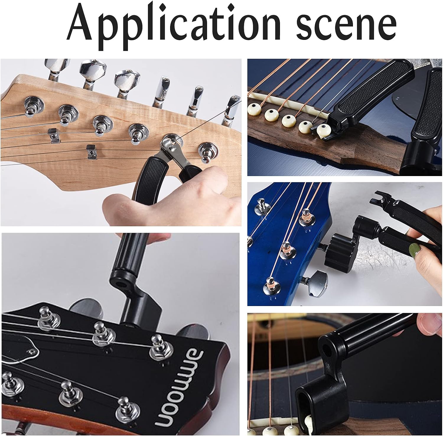 Guitar Repairing Maintenance Tool Kit Stringed Instrument Luthier Tools Electric Guitar Cleaning Care Accessories for Guitar Ukulele Bass Mandolin 1set