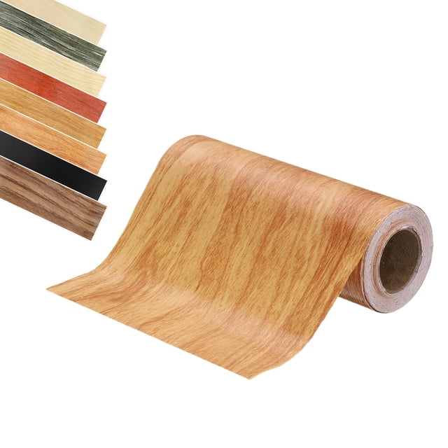 Cinta de grano de madera Uxcell 4.72" x 16Ft Cinta de reparación de grano de madera Cinta de color madera parche de reparación