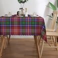 thumbnail image 3 of Rectangle Table Cloth, Scottish Clan Ritchie Tartan Plaid Resistant Washable Tablecloth Decorative Table Cover for Dining, Indoor and Outdoor, 3 of 6