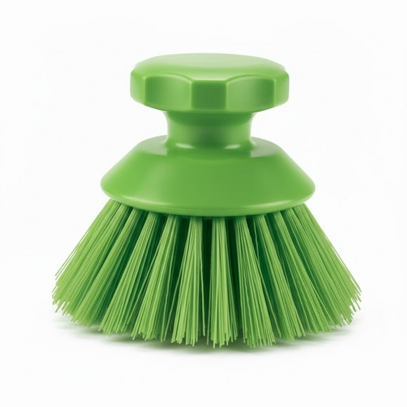 Cepillo De Mano Redondo Para Tallar en Piso Ropa Piedra Madera Metal Brushtech Fibra Pbt Verde