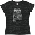 thumbnail image 3 of Inktastic Alabama State Word Salad Women's T-Shirt, 3 of 5