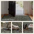 thumbnail image 4 of KUETH 8x10 Vintage Floral Area Rugs Machine Washable Rugs for Living Room, Non Slip Flat Pile Rug with Rubber Backing, Boho Rug for Entryway Bedroom Dining Room Home Office, 4 of 9