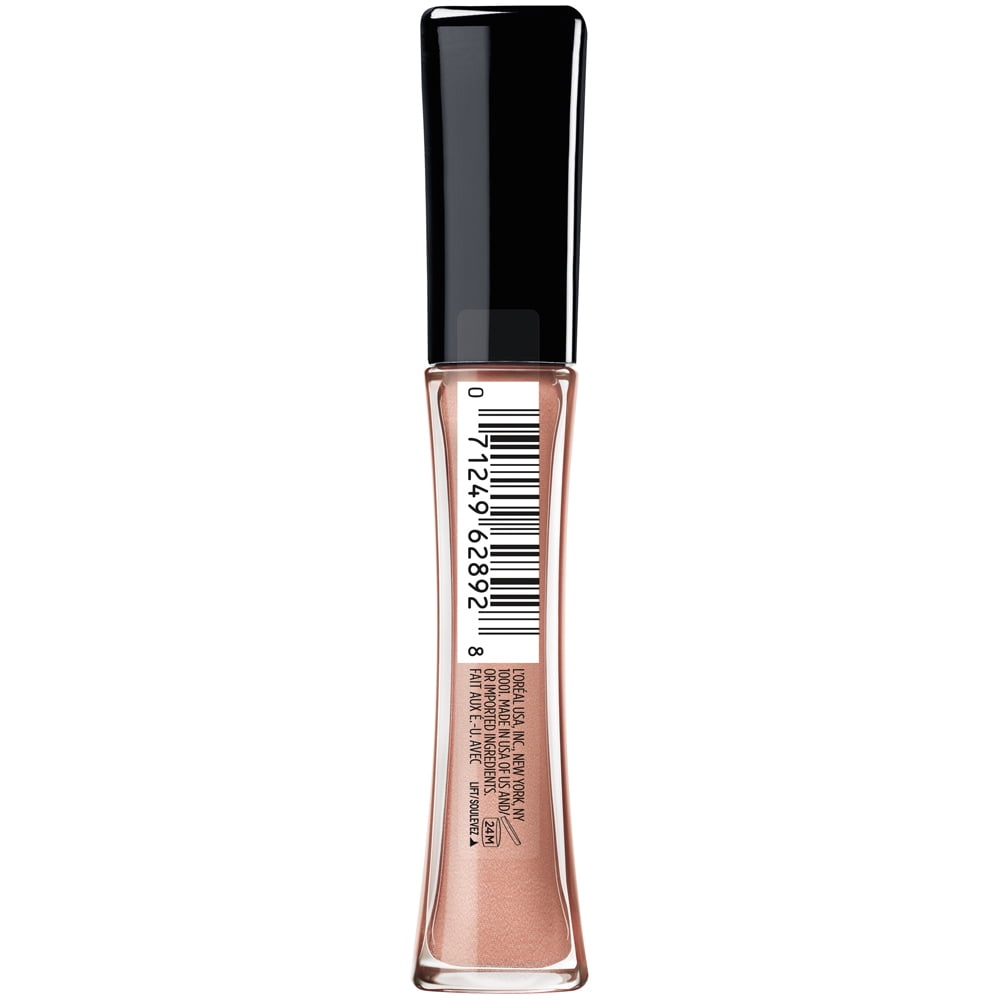 (2 pack) L'Oreal Paris Infallible 8 Hour Liquid Pro Lip Gloss, Nude Petal, 0.21 fl oz