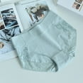 thumbnail image 2 of KHONTS Women's High Waisted Lace Breathable Underpants Comfort Support Elongated Crotch Underwear Sky Blue XL, 2 of 3