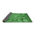 thumbnail image 2 of Ahgly Company Indoor Rectangle Abstract Emerald Green Modern Area Rugs, 5' x 7', 2 of 4