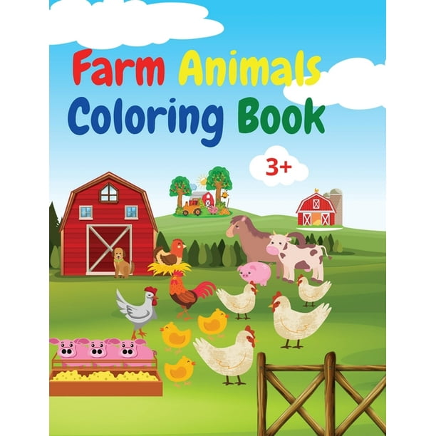 Farm Animals Coloring Book : Amazing Farm Animals Coloring Book Acute Farm Animals Coloring Book for Kids Ages 3+ Gift Idea for Preschoolers with Country Farm Animals to Color (Paperback) Farm Animals Coloring Book : Amazing Farm Animals Coloring Book Acute Farm Animals Coloring Book for Kids Ages 3+ Gift Idea for Preschoolers with Country Farm Animals to Color (Paperback)