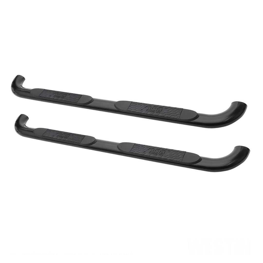 Westin 21-3825 Platinum 4" Oval Nerf Step Bars - Black Powdercoat Finish Fits select: 2015 CHEVROLET SILVERADO, 2016-2018 CHEVROLET SILVERADO K1500 LT