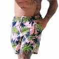 thumbnail image 3 of Tisoloow Mens Swim Trunks Quick Dry Swim Bathing Suits Beach Board Shorts with Mesh Lining and Pockets Bathing Suits Coconut Medium, 3 of 12