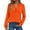12# Saffron, variant on Women's Long Sleeve Shirts 2025 Fall Henley Business Casual Tops Cute T-Shirts Work Blouses Outfits Vacation Clothes 3XL Polyester