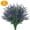 Purple, variant on Baumaty 8 Bundles Artificial Flowers Plastic Fake Outdoor Plants Faux Uv Resistant Home Garden Decor