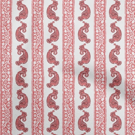 oneOone Viscose Chiffon Pastel Red Fabric Block Sewing Fabric By The Yard Printed Diy Clothing Sewing Supplies 42 Inch Wide