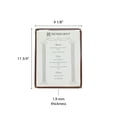 thumbnail image 2 of Excellante 8.5" x 11" single menu cover, brown, comes in each, 2 of 2