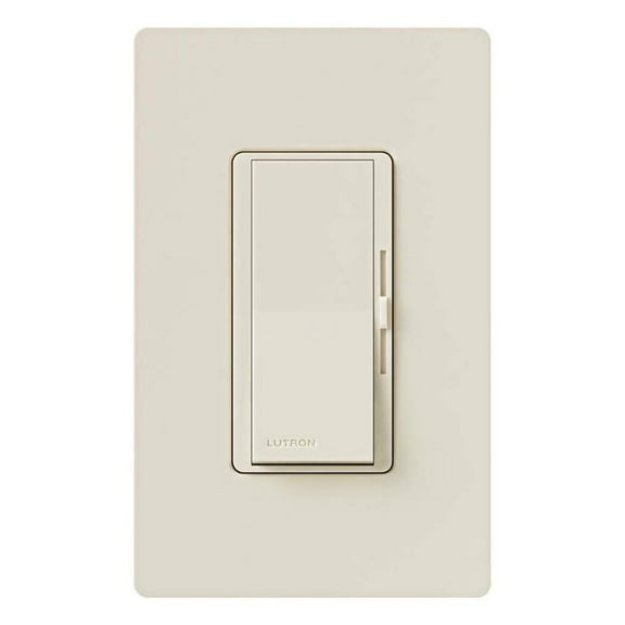 Lutron DVELV-300P-LA Diva 300-watt Single Pole Electronic Low-Voltage Dimmer, Light Almond