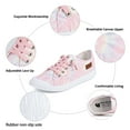 thumbnail image 4 of JENN ARDOR Women's Slip on Shoes Non Slip Fashion Canvas Sneakers Low Top Casual Shoes US Color Tie-dye Pink, Size 10, 4 of 7