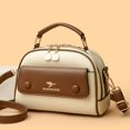 thumbnail image 2 of Bolso de mano de piel sintética suave de la marca GEEK, bolso bandolera de lujo de gran capacidad para mujer, bolso bandolera informal de moda para mujer., 2 of 5