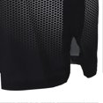 thumbnail image 3 of Short de sport pour homme, coupe droite, légèrement élastique, taille moyenne, imprimé, pour la boxe et la randonnée, noir, XL, 3 of 4