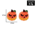 thumbnail image 3 of BNNG Cute Ghost And Pumpkin Earrings Halloween Earrings 1 Pairs Set Pumpkin Witch Halloween Ear Combo Halloween Party Gift Playful Halloween Earrings Cute Ghost And Pumpkin Earrings, 3 of 6