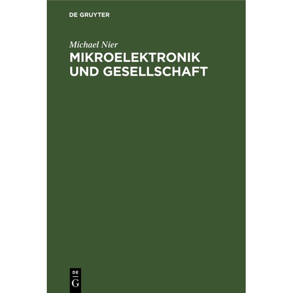 Mikroelektronik Und Gesellschaft, (Hardcover)