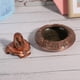 thumbnail image 5 of Adorno egipcio elegante y cubierto para una decoración única Cenicero de faraón de aleación de zinc cobrizo retro, 5 of 8